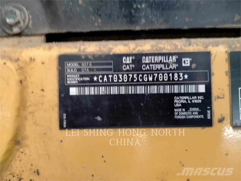 CAT 307.5 Гусеничные экскаваторы