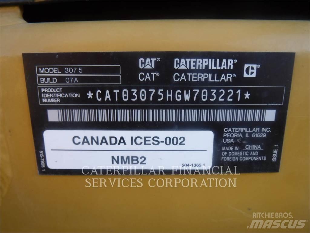 CAT 307.5-07 Гусеничные экскаваторы