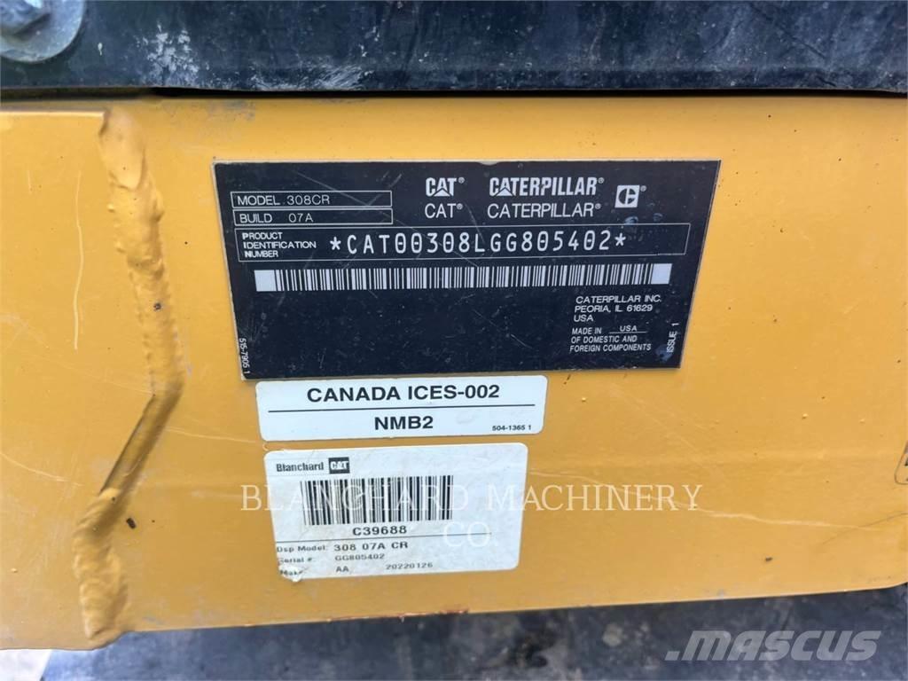 CAT 308-07CR Гусеничные экскаваторы