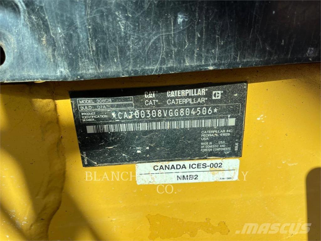 CAT 308CR Гусеничные экскаваторы