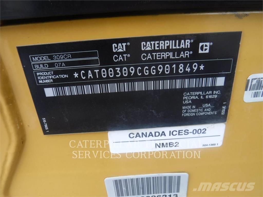 CAT 309-07CR Гусеничные экскаваторы