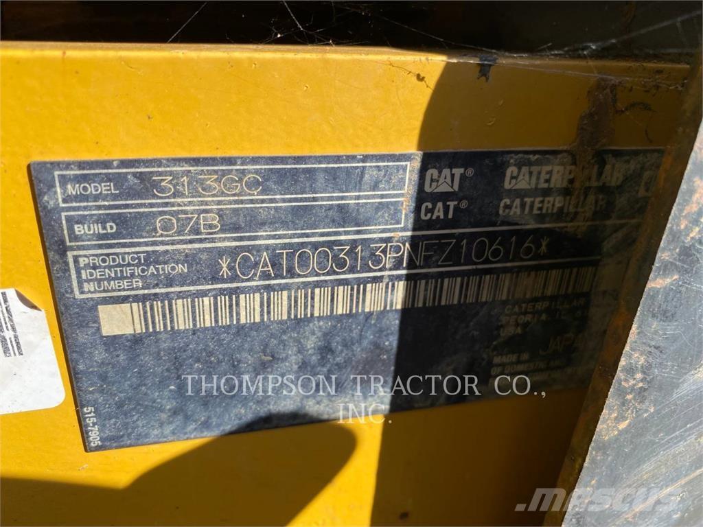 CAT 313GC Гусеничные экскаваторы