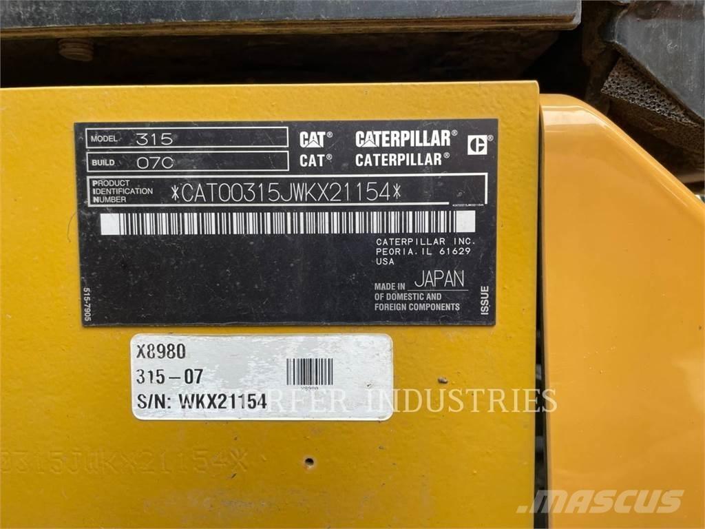 CAT 315-07 Гусеничные экскаваторы