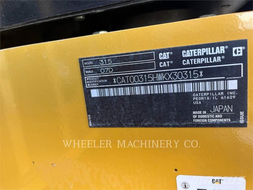 CAT 315 CF Гусеничные экскаваторы