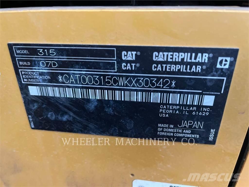 CAT 315 CF Гусеничные экскаваторы