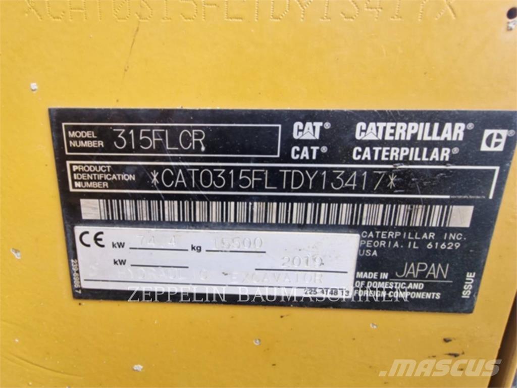 CAT 315FL Гусеничные экскаваторы