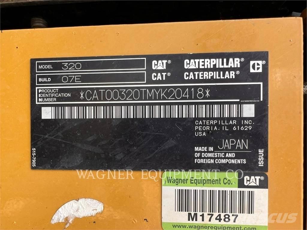 CAT 320 Гусеничные экскаваторы