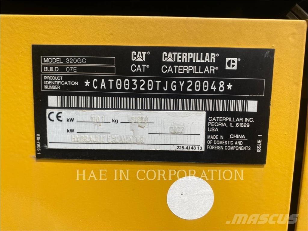 CAT 320-07GC Гусеничные экскаваторы