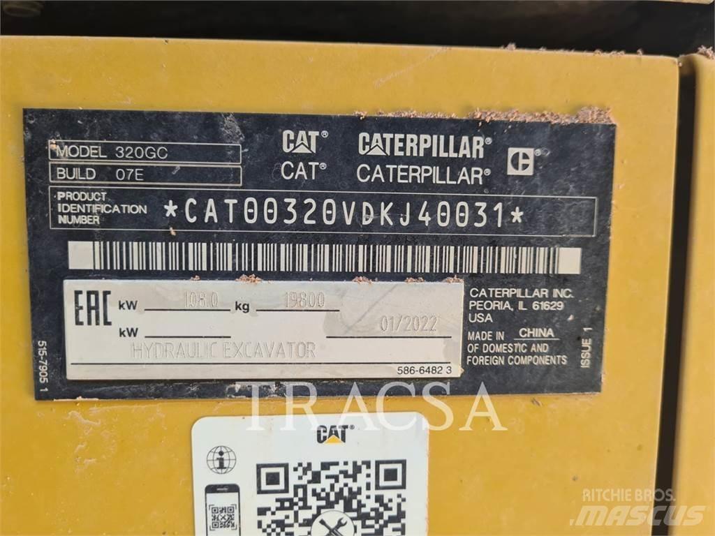 CAT 320GC Гусеничные экскаваторы