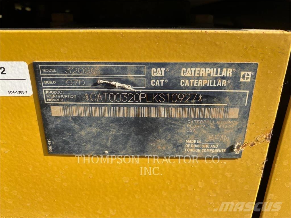 CAT 320GC Гусеничные экскаваторы
