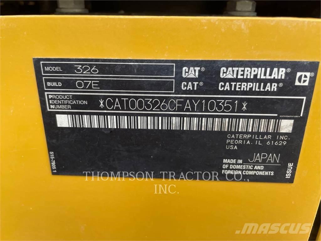 CAT 326 Гусеничные экскаваторы