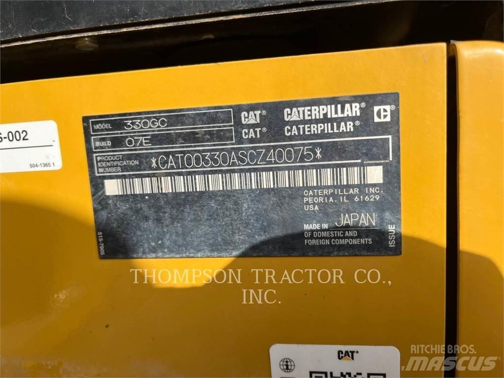CAT 330GC Гусеничные экскаваторы