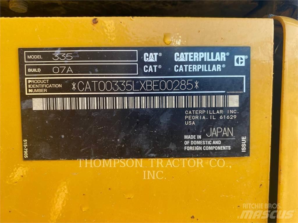 CAT 335 Гусеничные экскаваторы