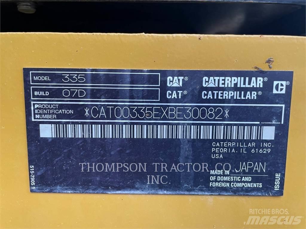 CAT 335 Гусеничные экскаваторы