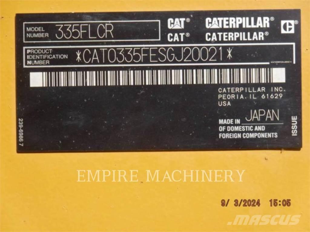 CAT 335FL P Гусеничные экскаваторы
