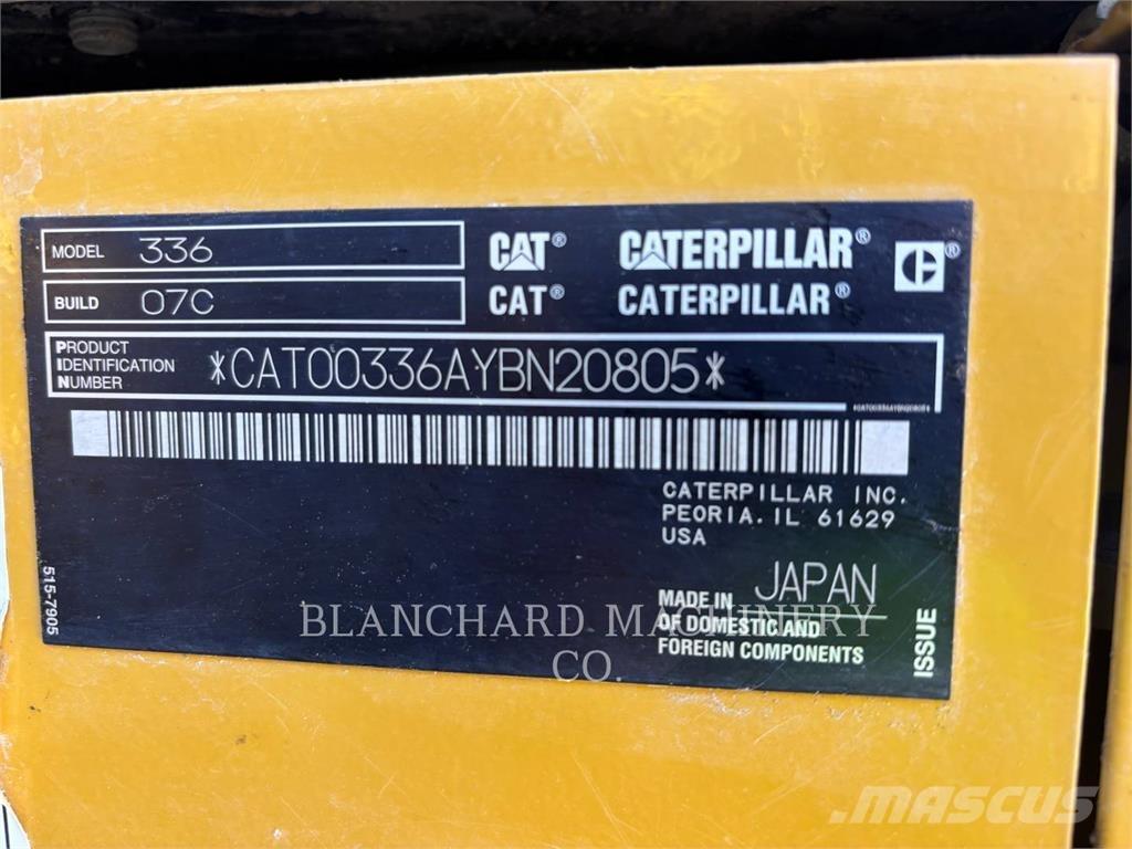 CAT 336 Гусеничные экскаваторы