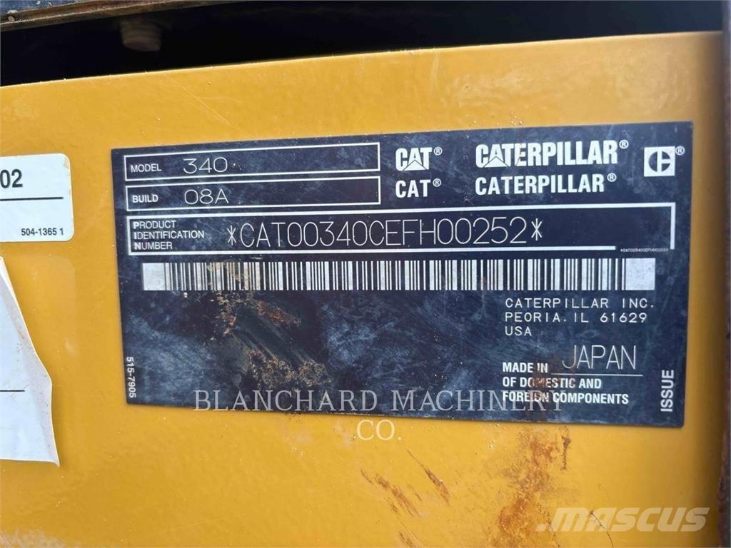 CAT 340 Гусеничные экскаваторы