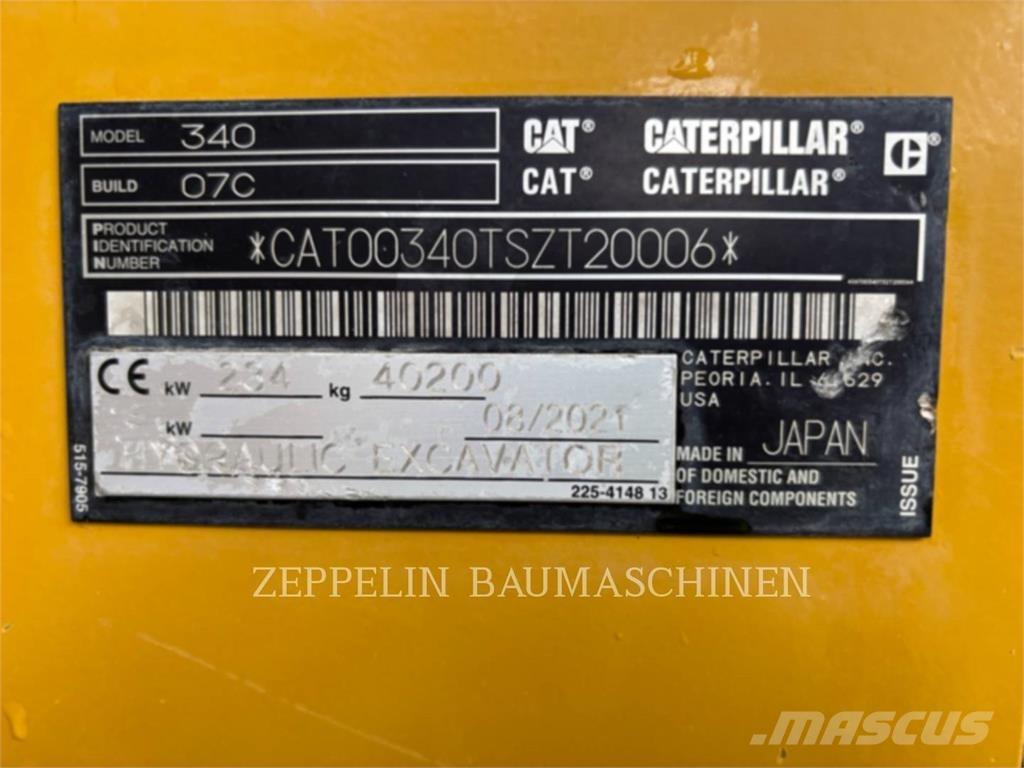 CAT 340-07A Гусеничные экскаваторы