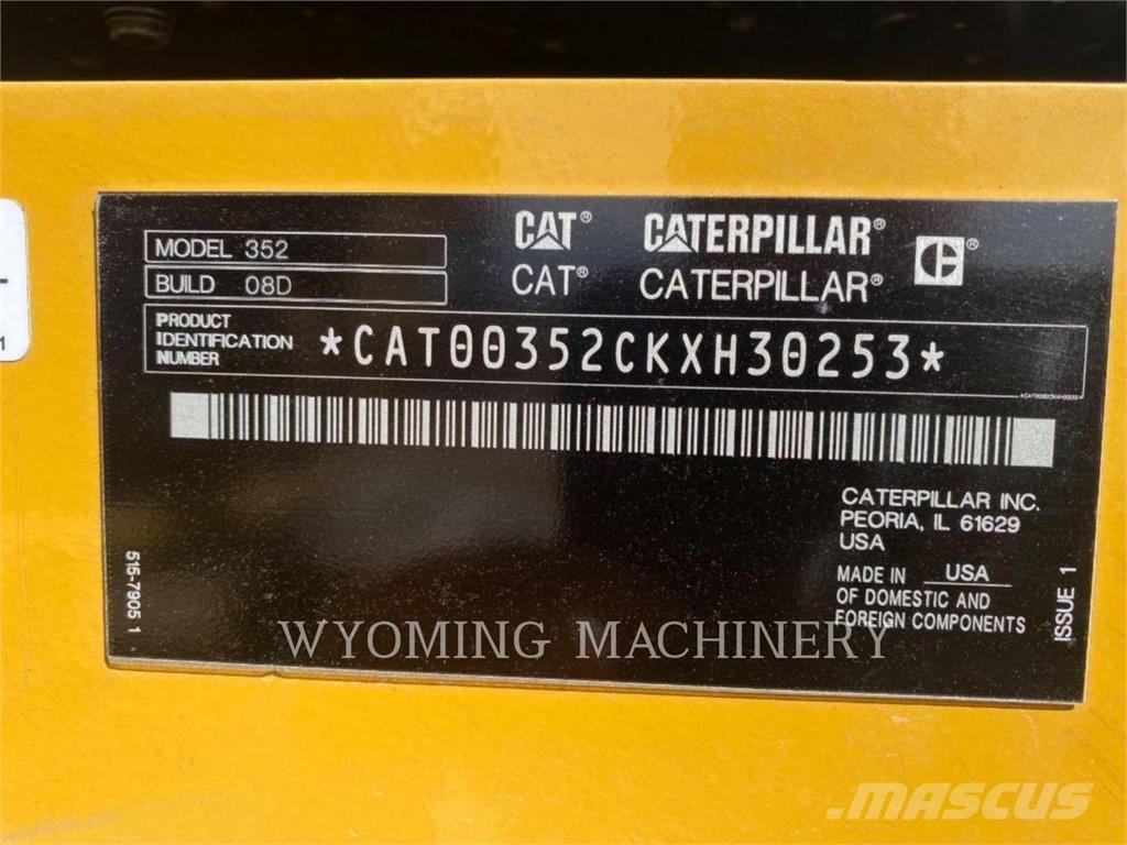 CAT 352 Гусеничные экскаваторы