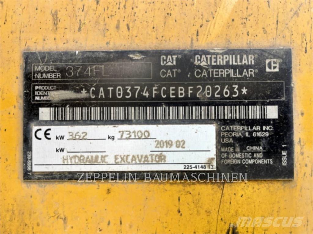 CAT 374FL Гусеничные экскаваторы