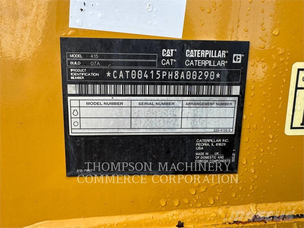 CAT 415 Экскаваторы-погрузчики