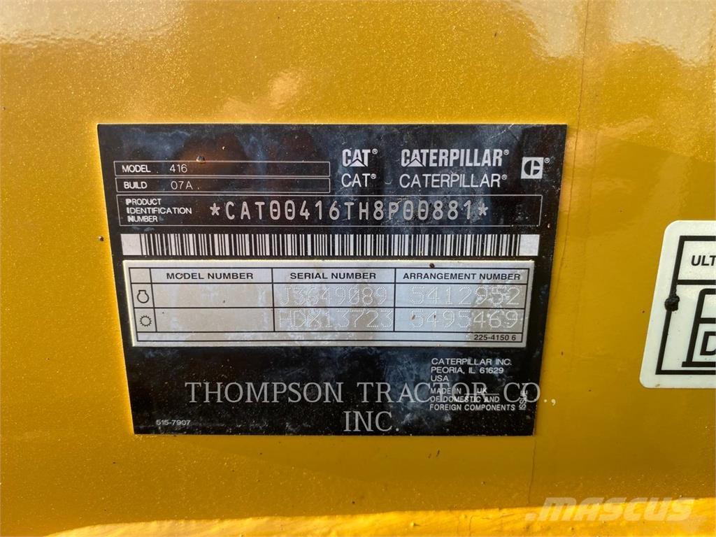 CAT 416 Экскаваторы-погрузчики