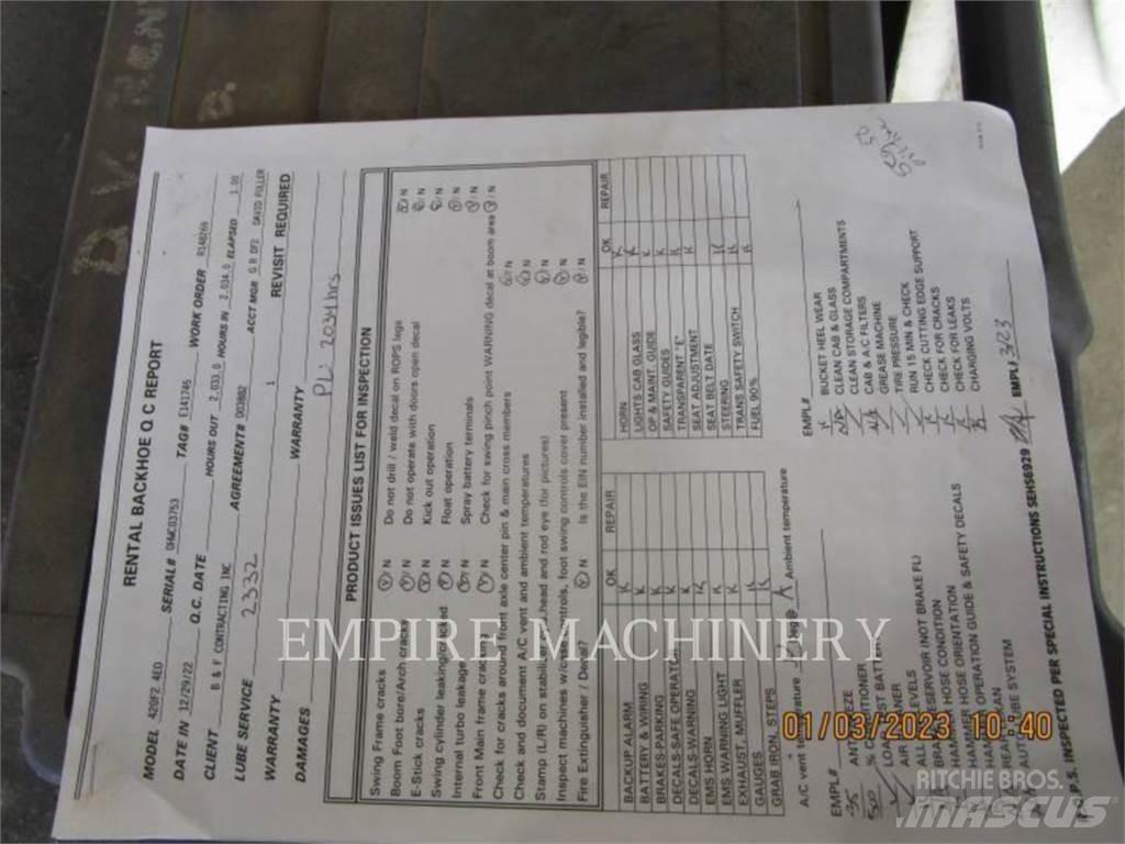 CAT 420F2 4EO Экскаваторы-погрузчики