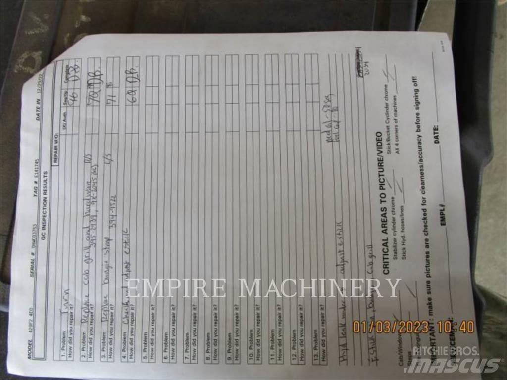 CAT 420F2 4EO Экскаваторы-погрузчики
