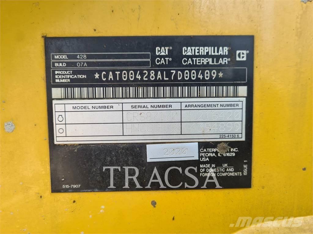 CAT 428 Экскаваторы-погрузчики