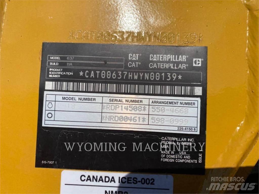 CAT 637 Скреперы