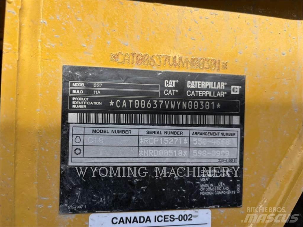 CAT 637 Скреперы