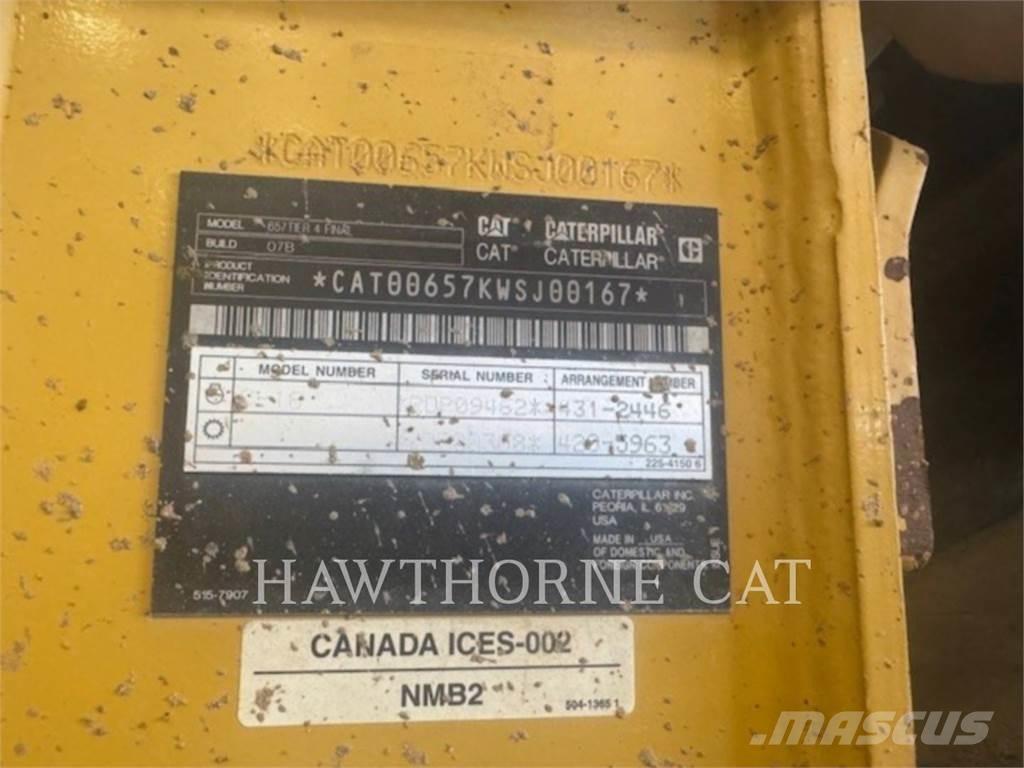 CAT 657 Скреперы