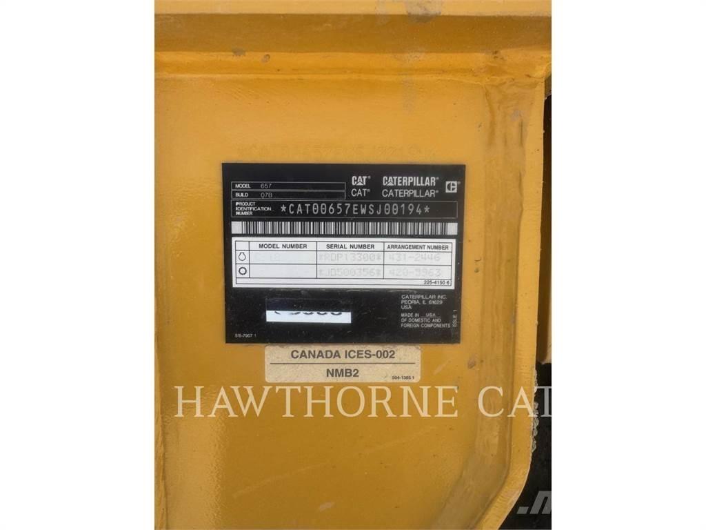 CAT 657 Скреперы