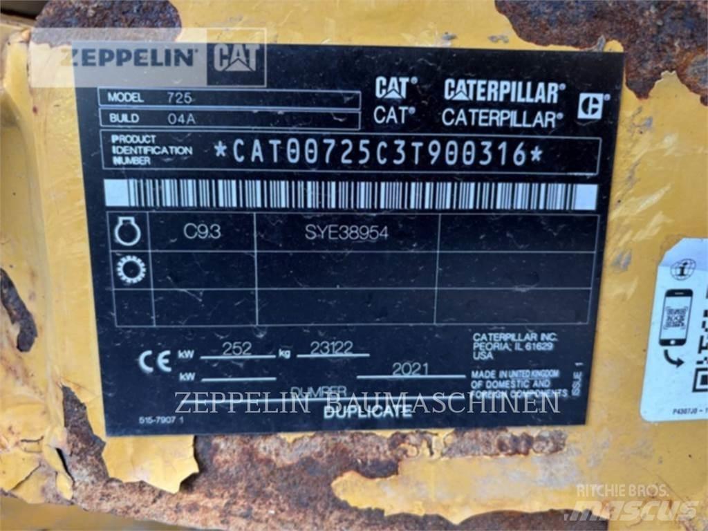 CAT 725-04A Шарнирно-сочленённые самосвалы
