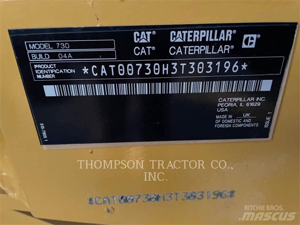 CAT 730 Шарнирно-сочленённые самосвалы