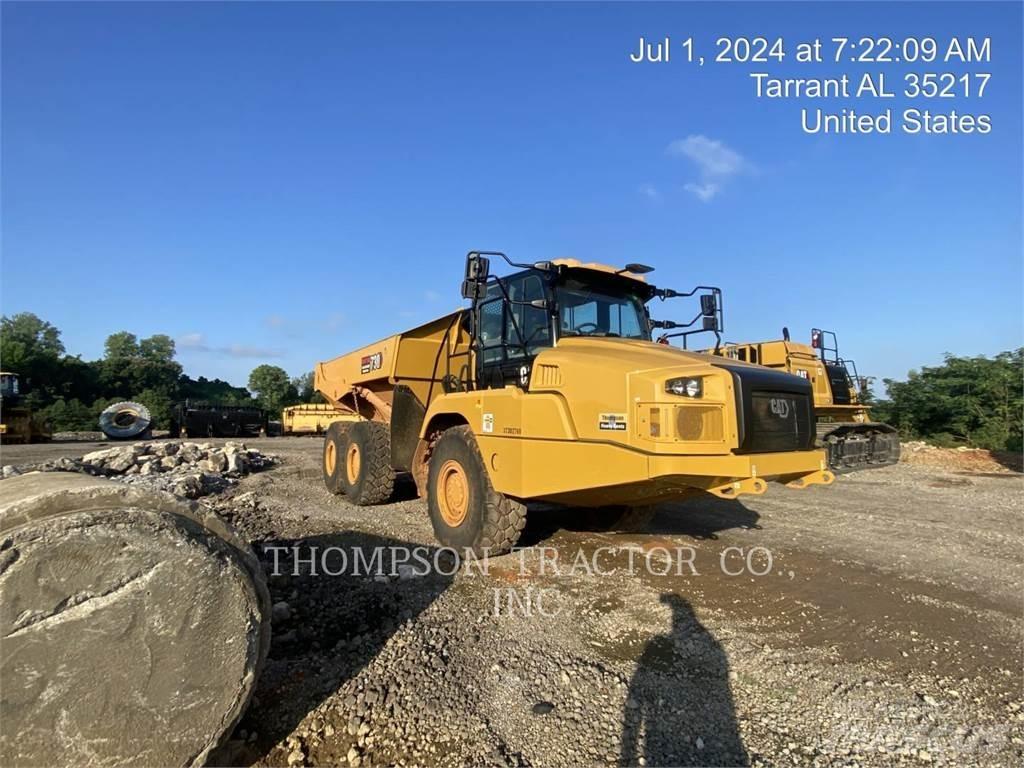 CAT 730 Шарнирно-сочленённые самосвалы