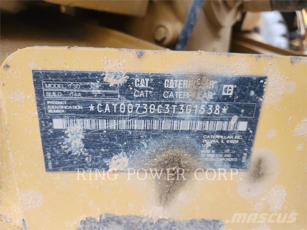 CAT 730TG Шарнирно-сочленённые самосвалы