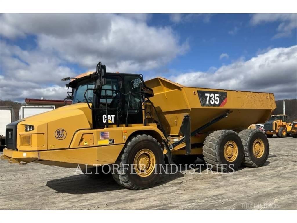 CAT 735 Шарнирно-сочленённые самосвалы