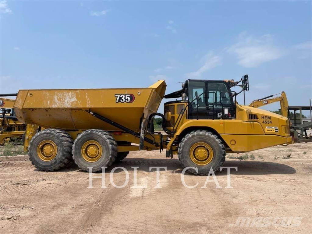 CAT 735 Шарнирно-сочленённые самосвалы