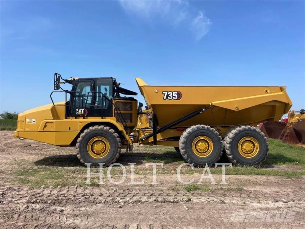 CAT 735 Шарнирно-сочленённые самосвалы