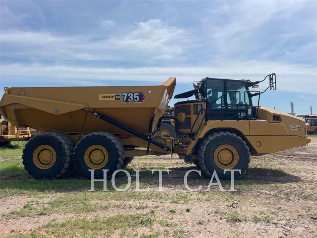 CAT 735 Шарнирно-сочленённые самосвалы