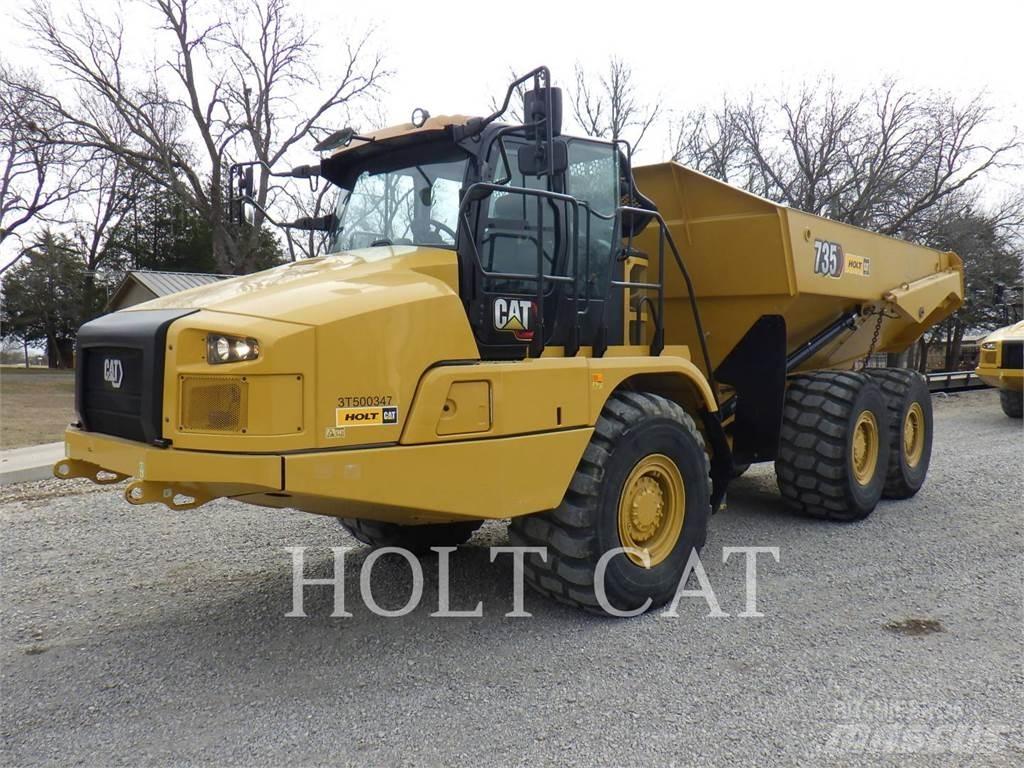 CAT 735 Шарнирно-сочленённые самосвалы