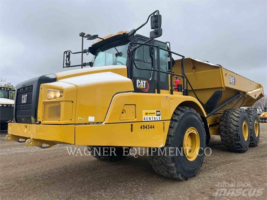 CAT 745 Шарнирно-сочленённые самосвалы