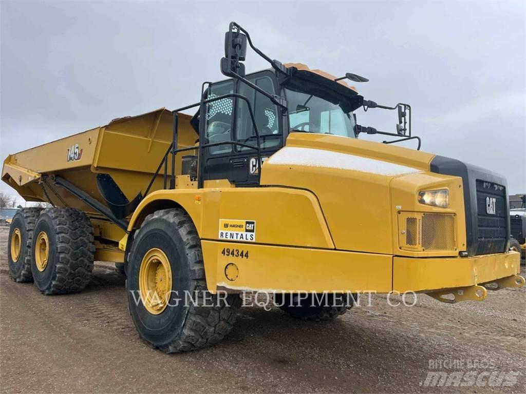 CAT 745 Шарнирно-сочленённые самосвалы