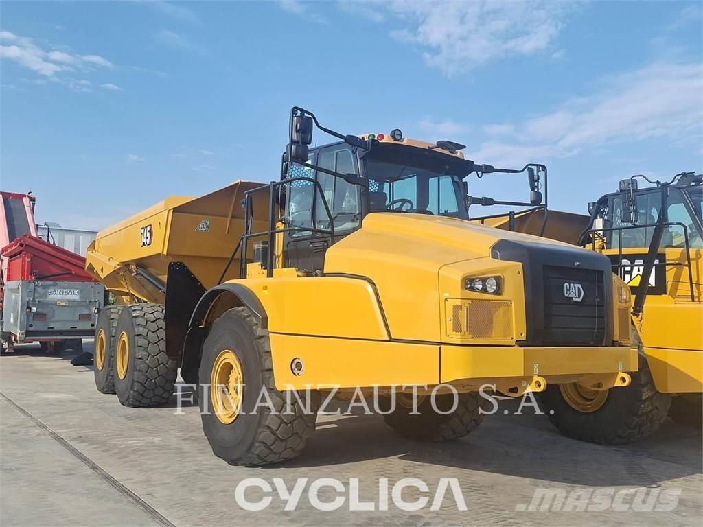 CAT 745 Шарнирно-сочленённые самосвалы