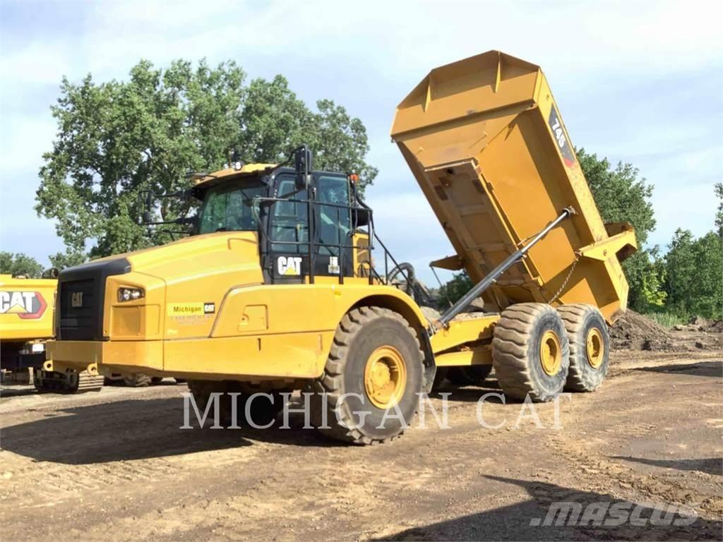 CAT 745 T Шарнирно-сочленённые самосвалы