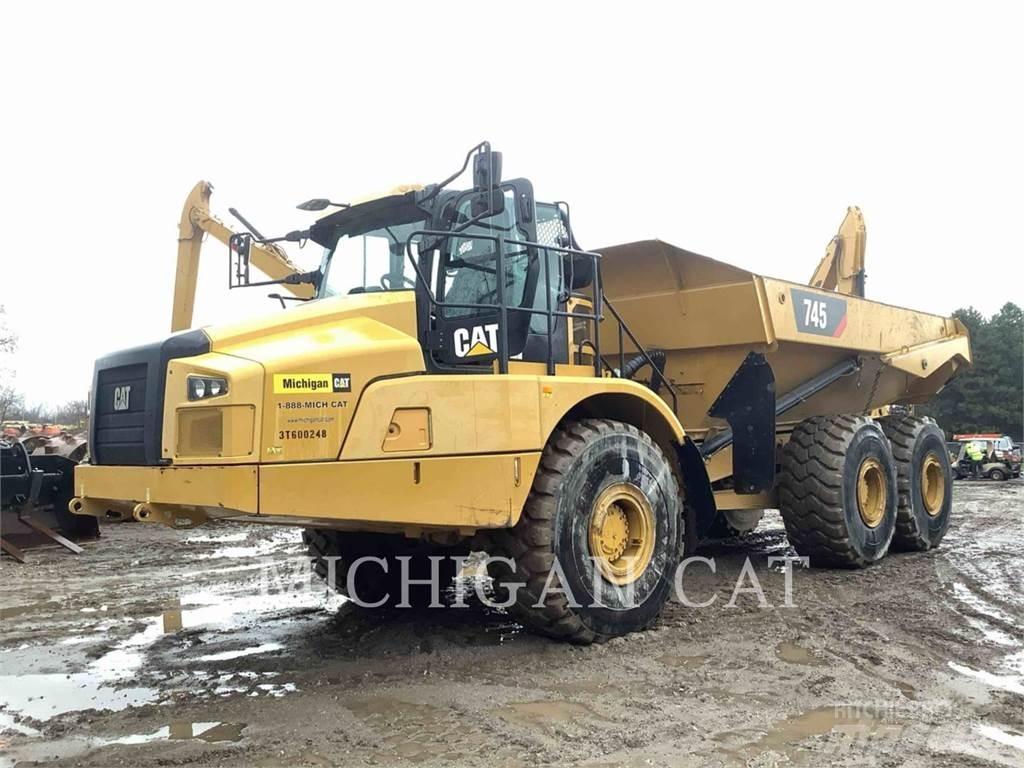 CAT 745 T Шарнирно-сочленённые самосвалы