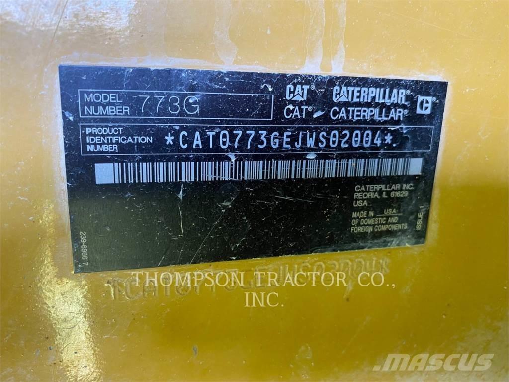 CAT 773G Шарнирно-сочленённые самосвалы