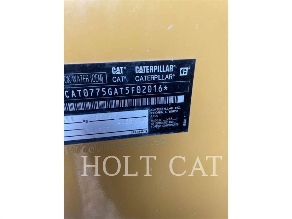 CAT 775G Шарнирно-сочленённые самосвалы