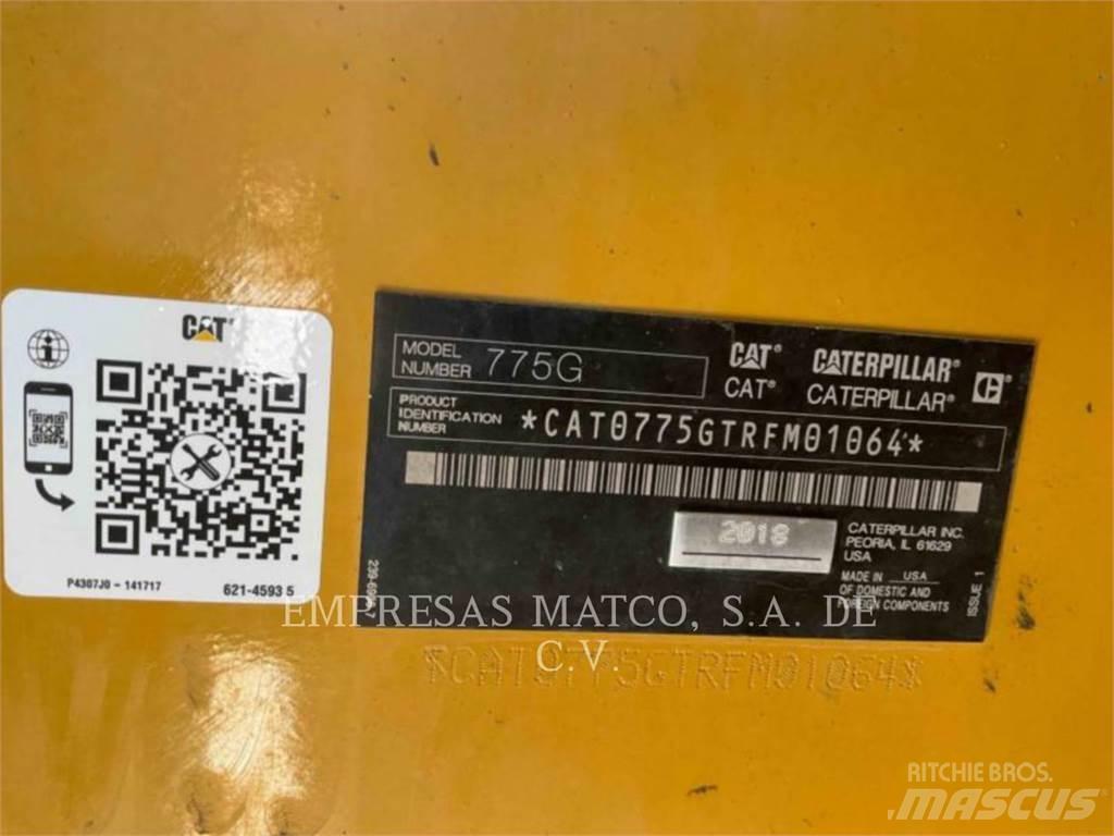 CAT 775GLRC Шарнирно-сочленённые самосвалы